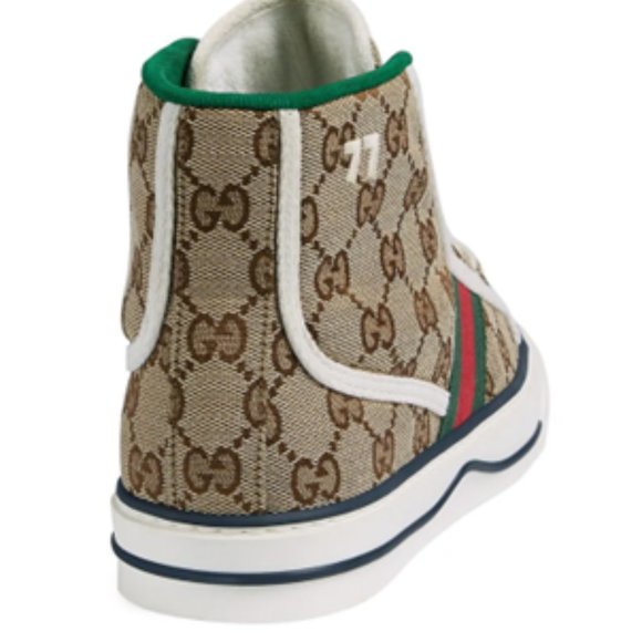 WOMEN'S GUCCI TENNIS 1977 HIGH TOP SNEAKER - Picture 2 of 4